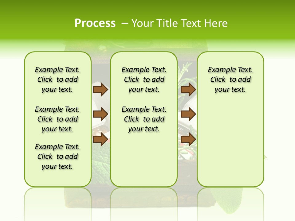 Salbei Truhe Nat PowerPoint Template