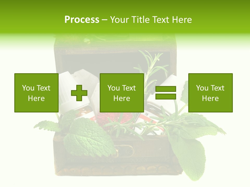 Salbei Truhe Nat PowerPoint Template