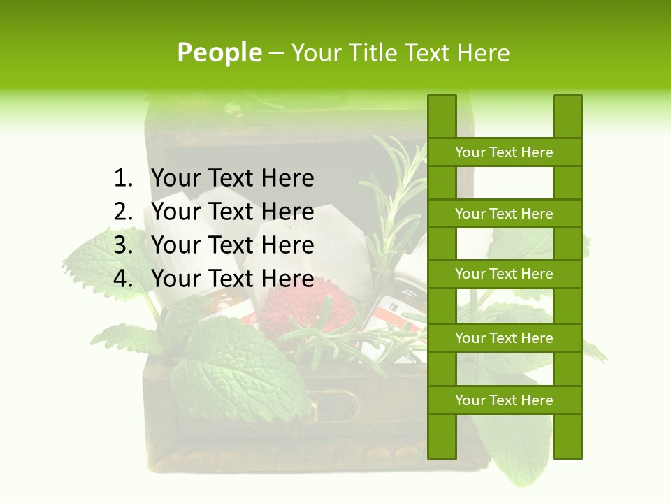 Salbei Truhe Nat PowerPoint Template