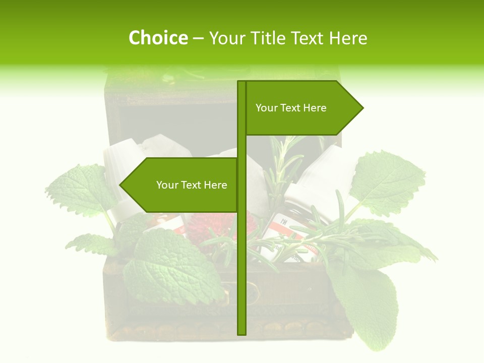 Salbei Truhe Nat PowerPoint Template