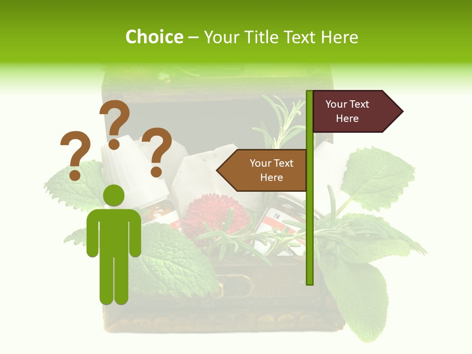 Salbei Truhe Nat PowerPoint Template