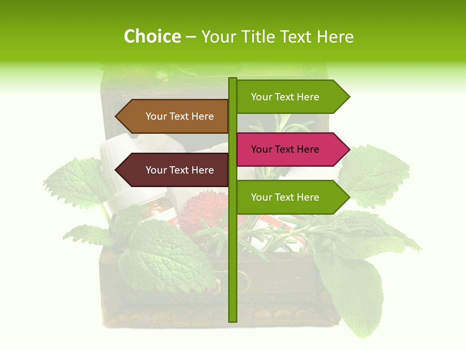 Salbei Truhe Nat PowerPoint Template