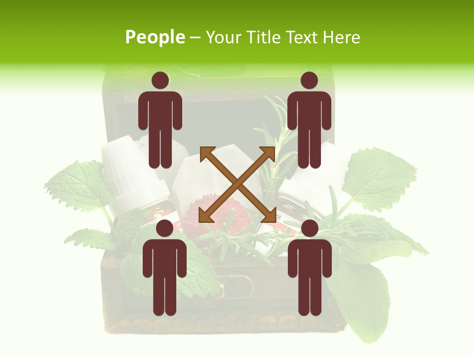 Salbei Truhe Nat PowerPoint Template