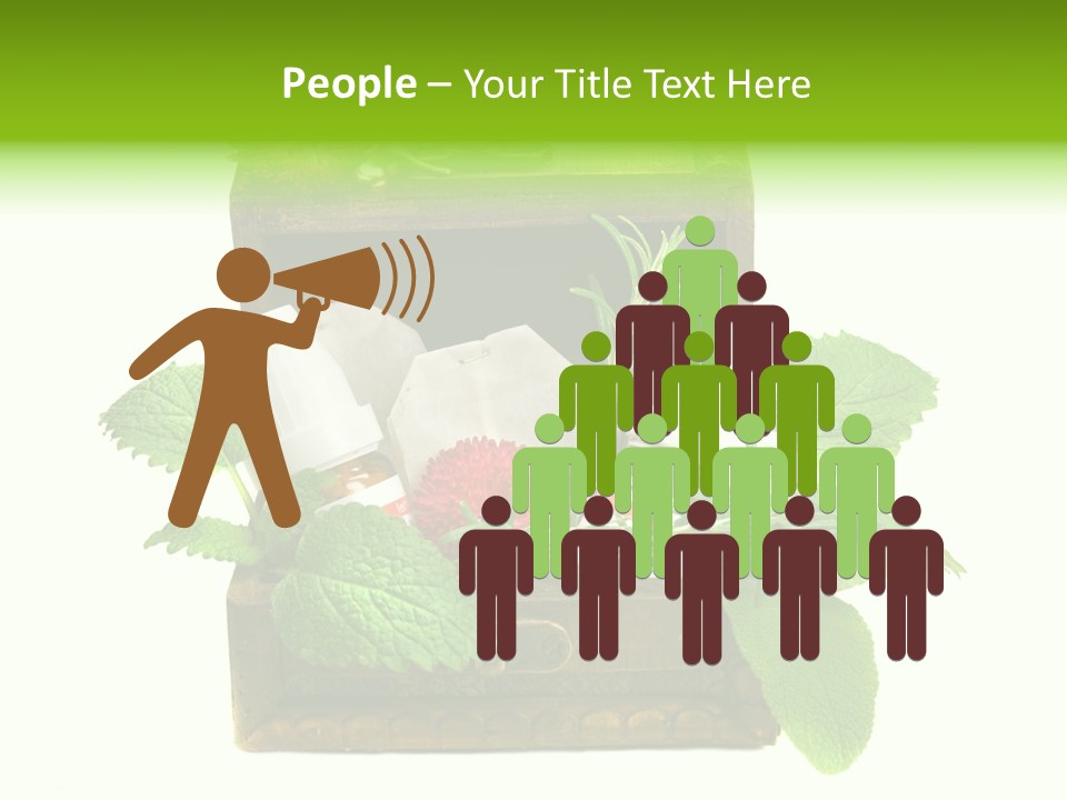 Salbei Truhe Nat PowerPoint Template