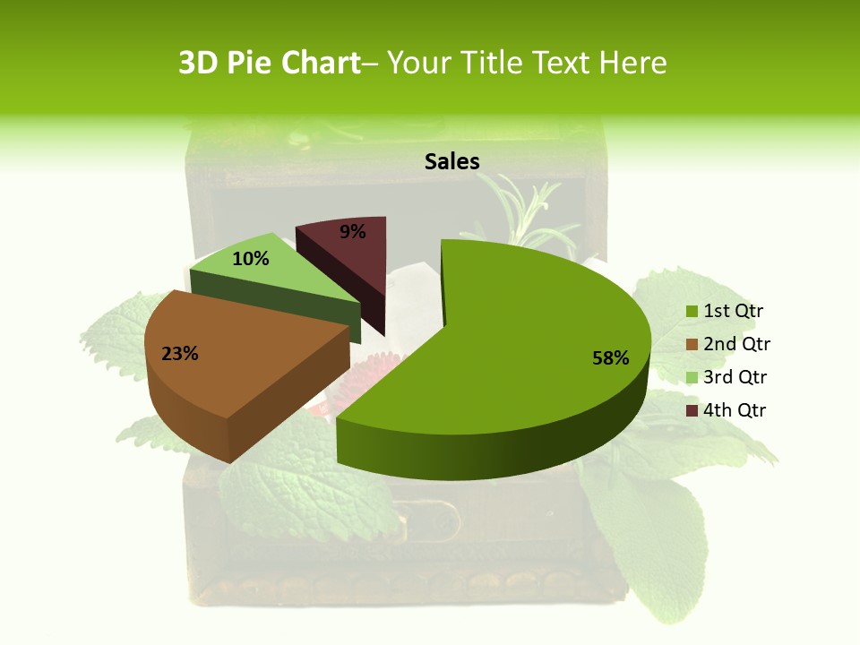 Salbei Truhe Nat PowerPoint Template