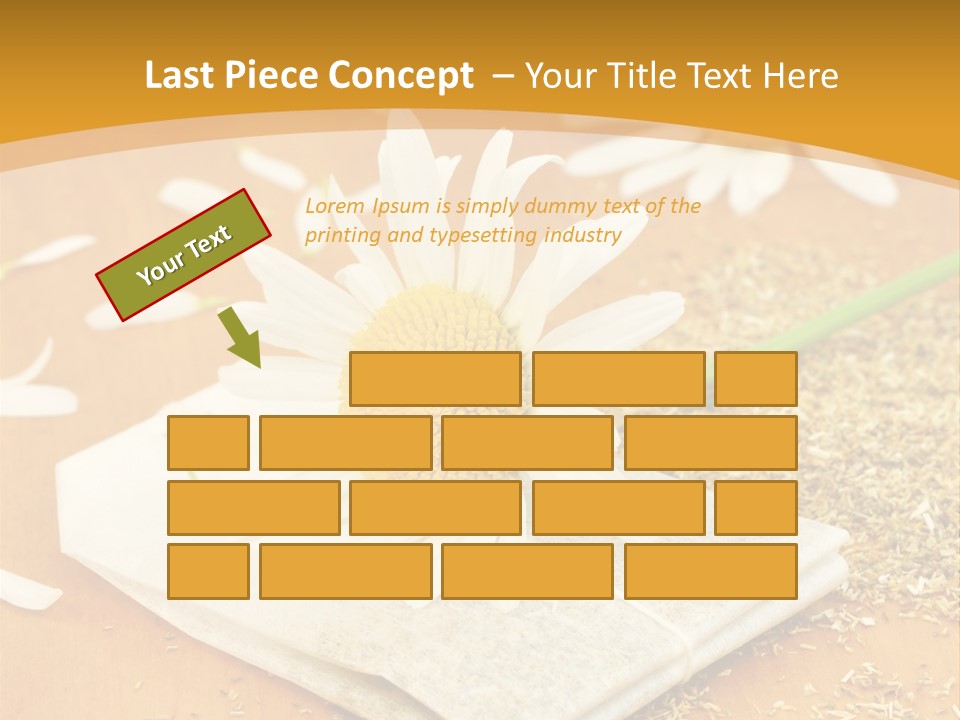 Hausmittel Kamille Blume PowerPoint Template