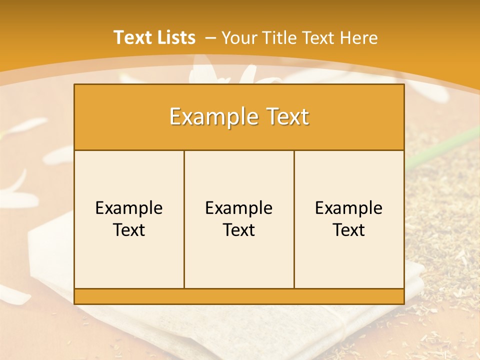 Hausmittel Kamille Blume PowerPoint Template