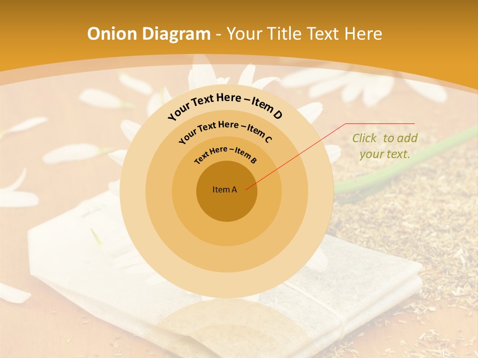 Hausmittel Kamille Blume PowerPoint Template