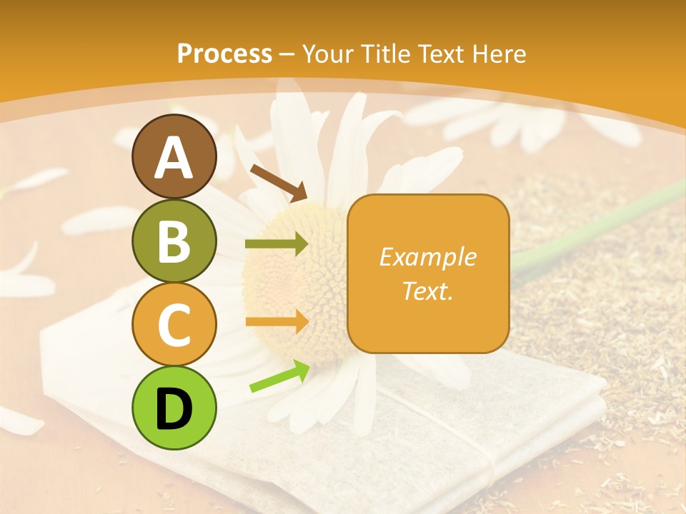 Hausmittel Kamille Blume PowerPoint Template