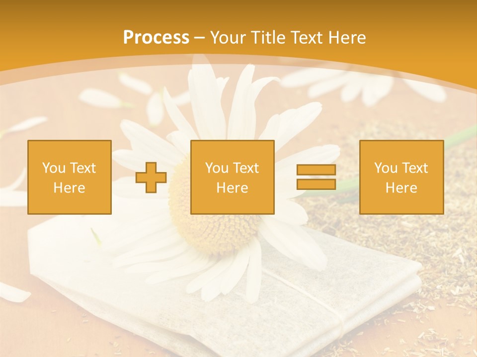 Hausmittel Kamille Blume PowerPoint Template