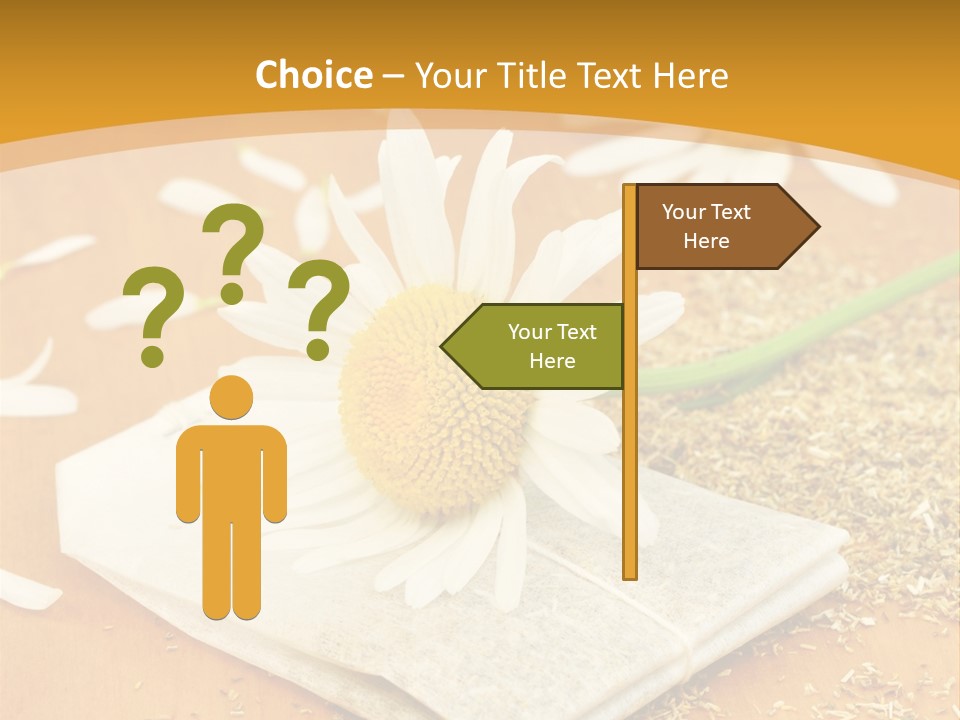 Hausmittel Kamille Blume PowerPoint Template