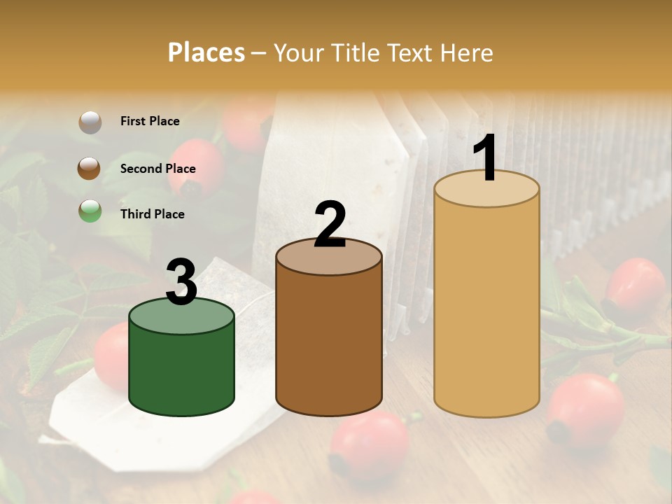 Heilpflanzen Hagebutte Entspannung PowerPoint Template