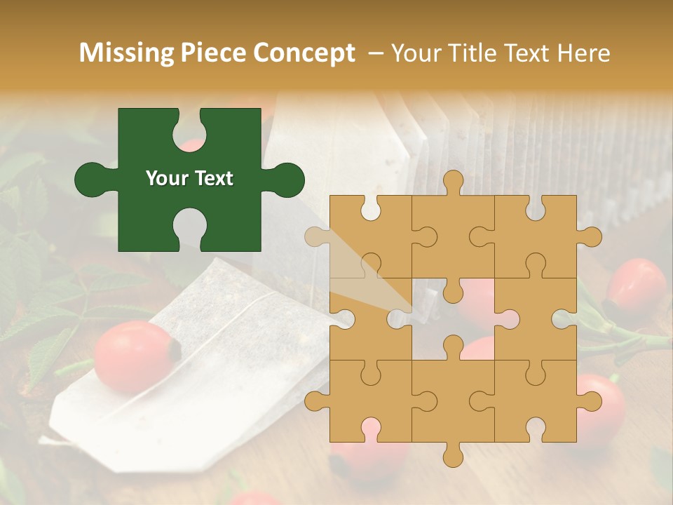 Heilpflanzen Hagebutte Entspannung PowerPoint Template