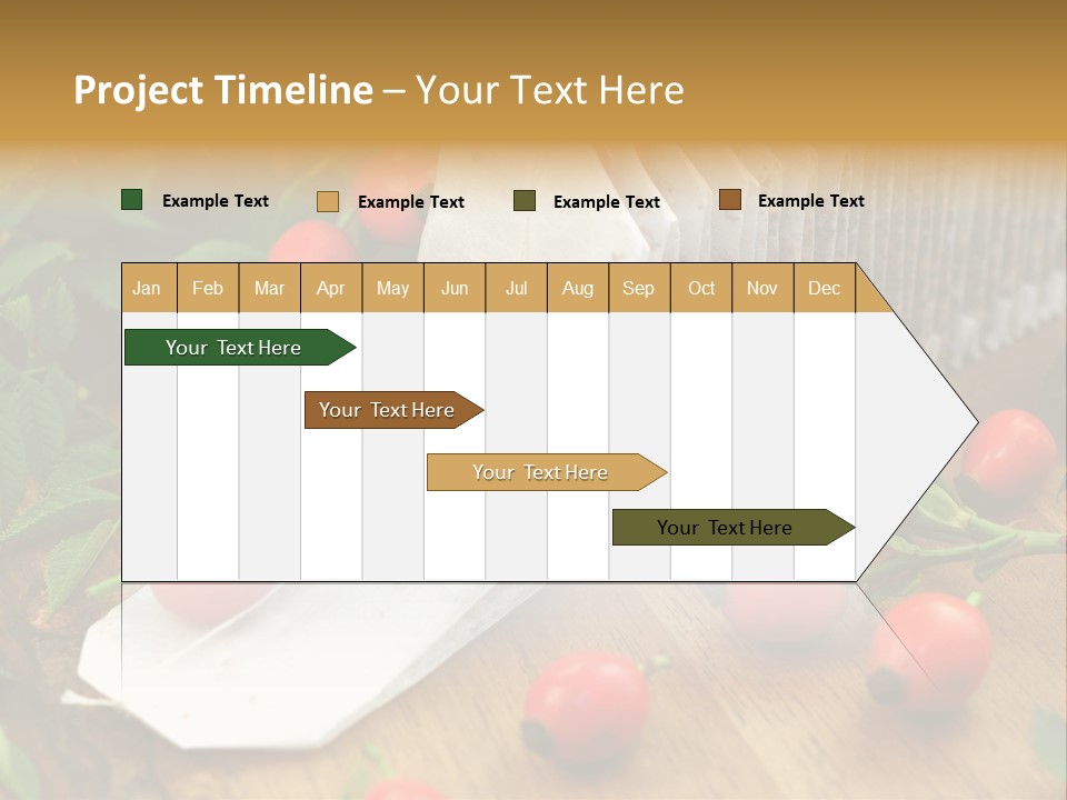 Heilpflanzen Hagebutte Entspannung PowerPoint Template