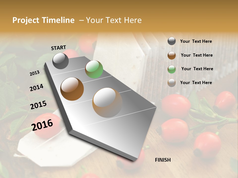 Heilpflanzen Hagebutte Entspannung PowerPoint Template