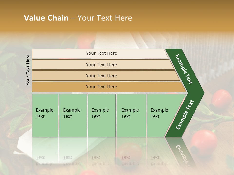 Heilpflanzen Hagebutte Entspannung PowerPoint Template