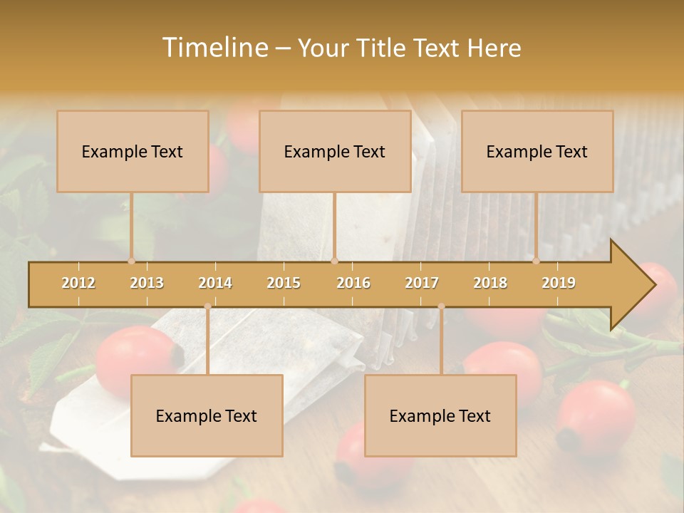 Heilpflanzen Hagebutte Entspannung PowerPoint Template