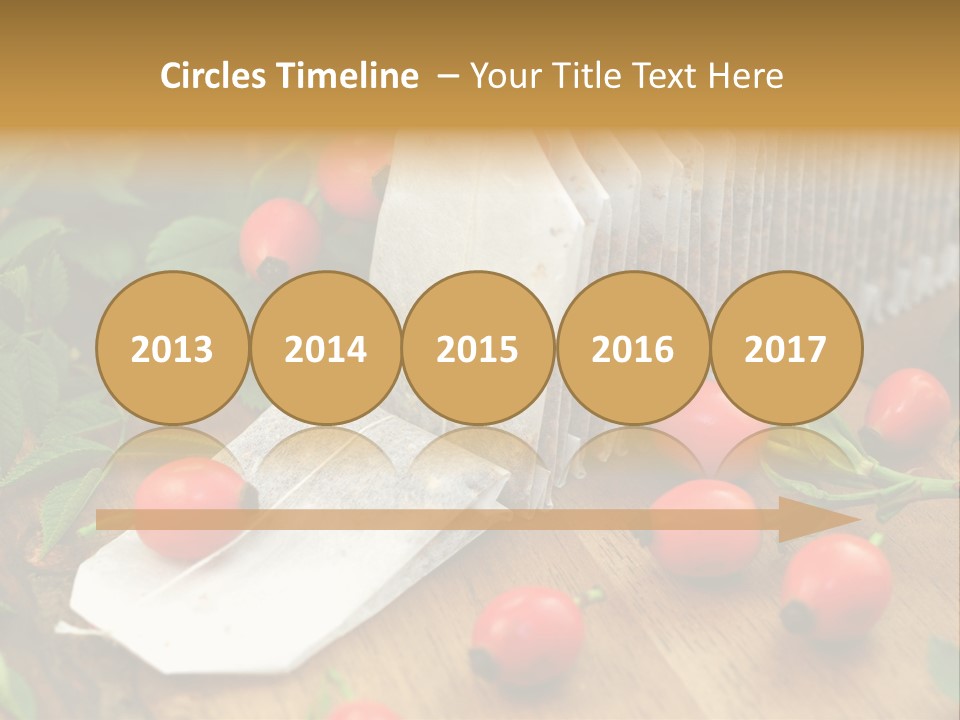 Heilpflanzen Hagebutte Entspannung PowerPoint Template