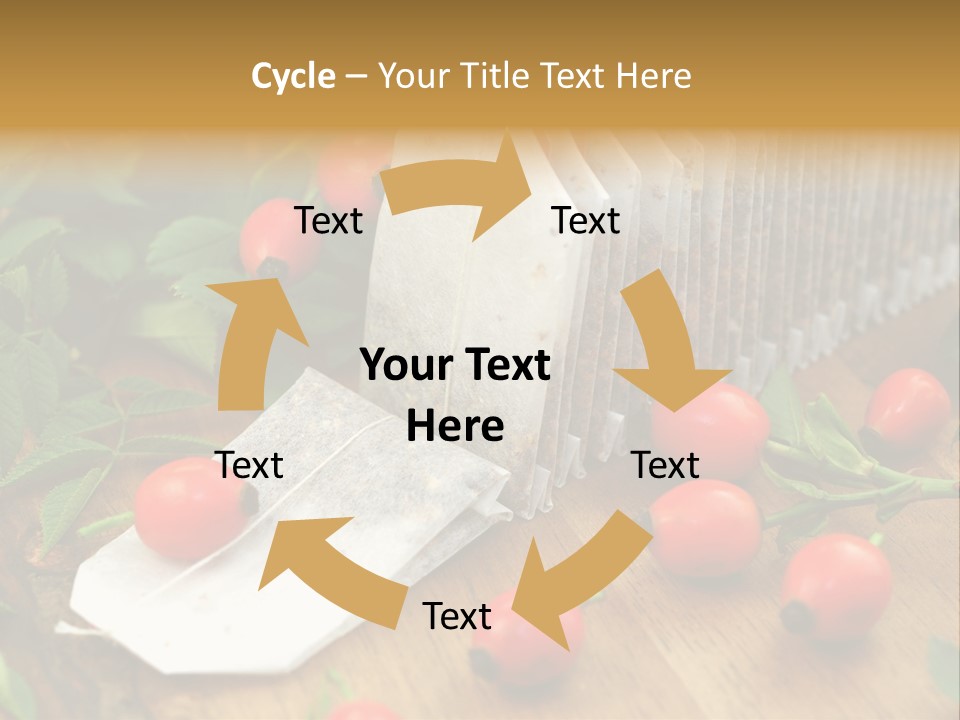 Heilpflanzen Hagebutte Entspannung PowerPoint Template