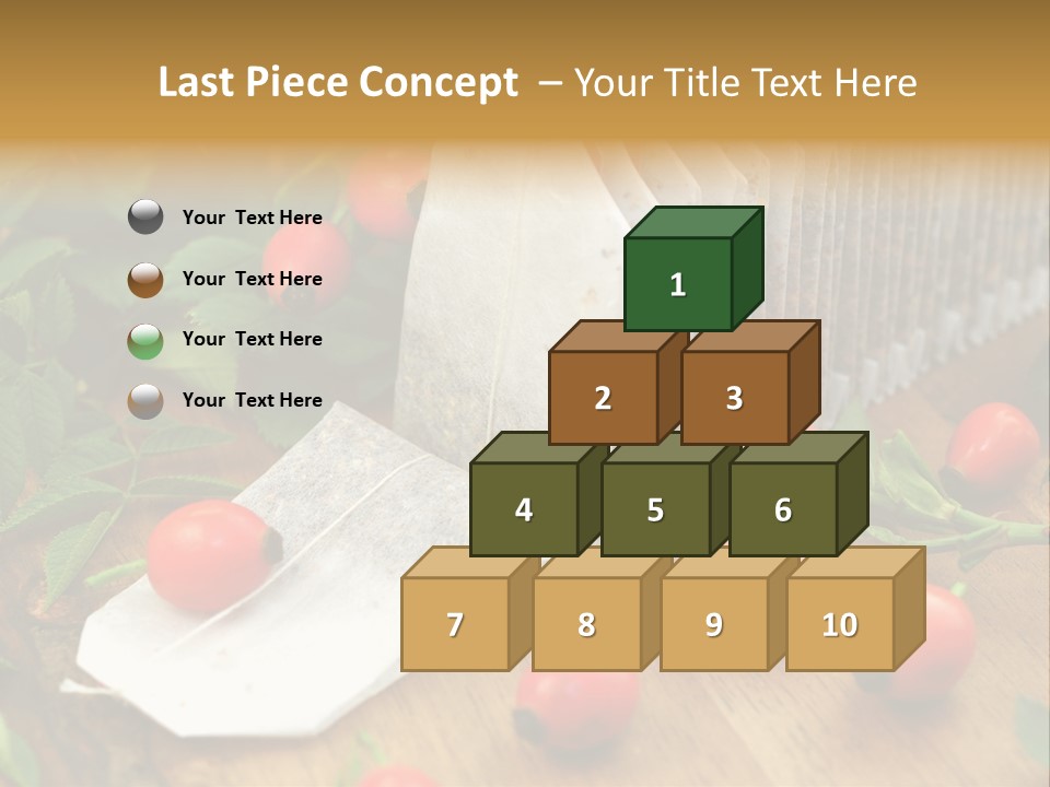 Heilpflanzen Hagebutte Entspannung PowerPoint Template