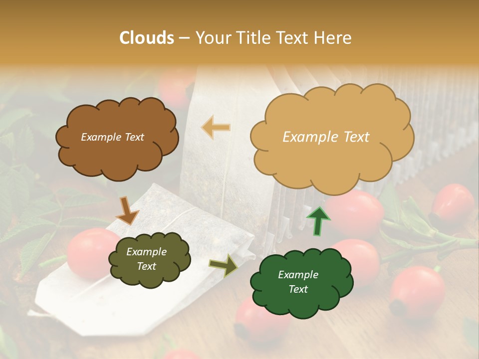 Heilpflanzen Hagebutte Entspannung PowerPoint Template
