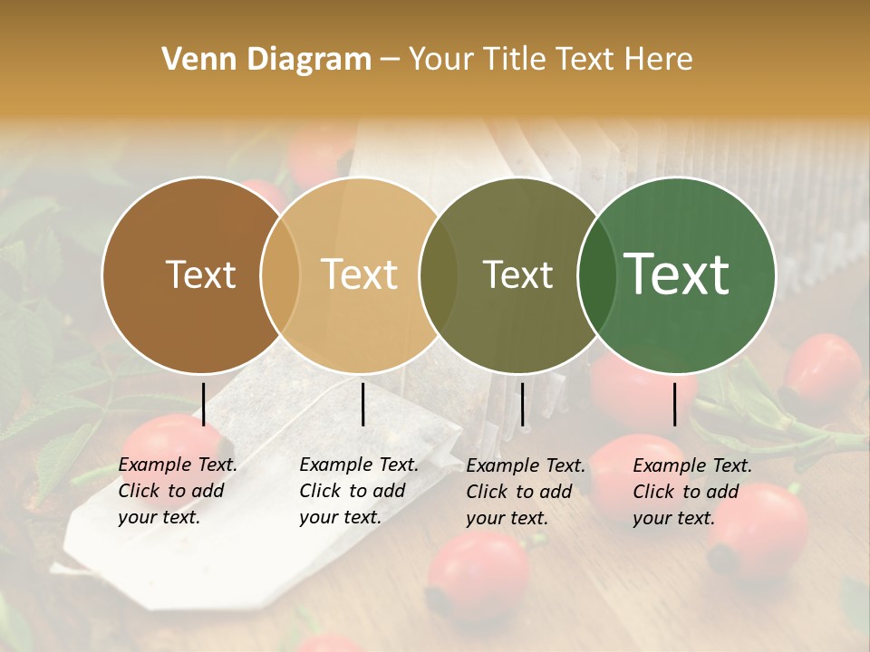 Heilpflanzen Hagebutte Entspannung PowerPoint Template