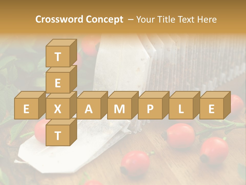 Heilpflanzen Hagebutte Entspannung PowerPoint Template