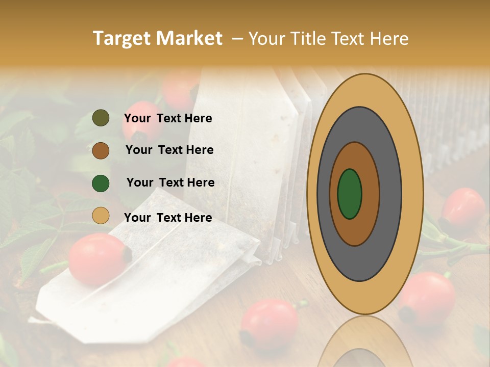 Heilpflanzen Hagebutte Entspannung PowerPoint Template