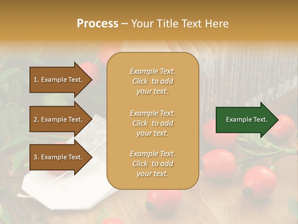 Heilpflanzen Hagebutte Entspannung PowerPoint Template