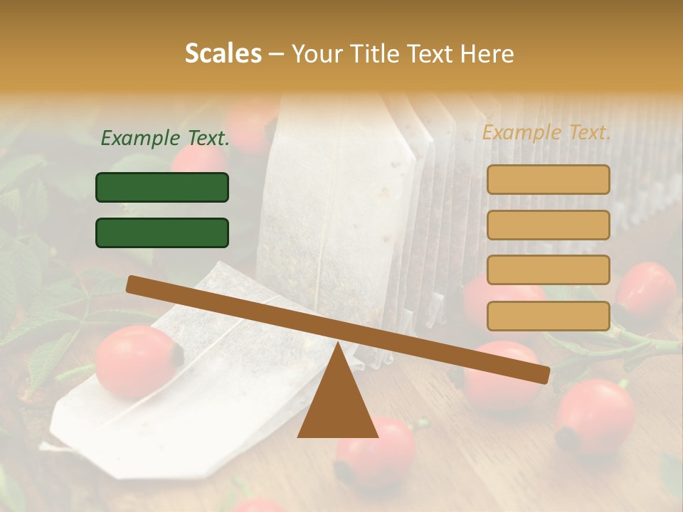 Heilpflanzen Hagebutte Entspannung PowerPoint Template