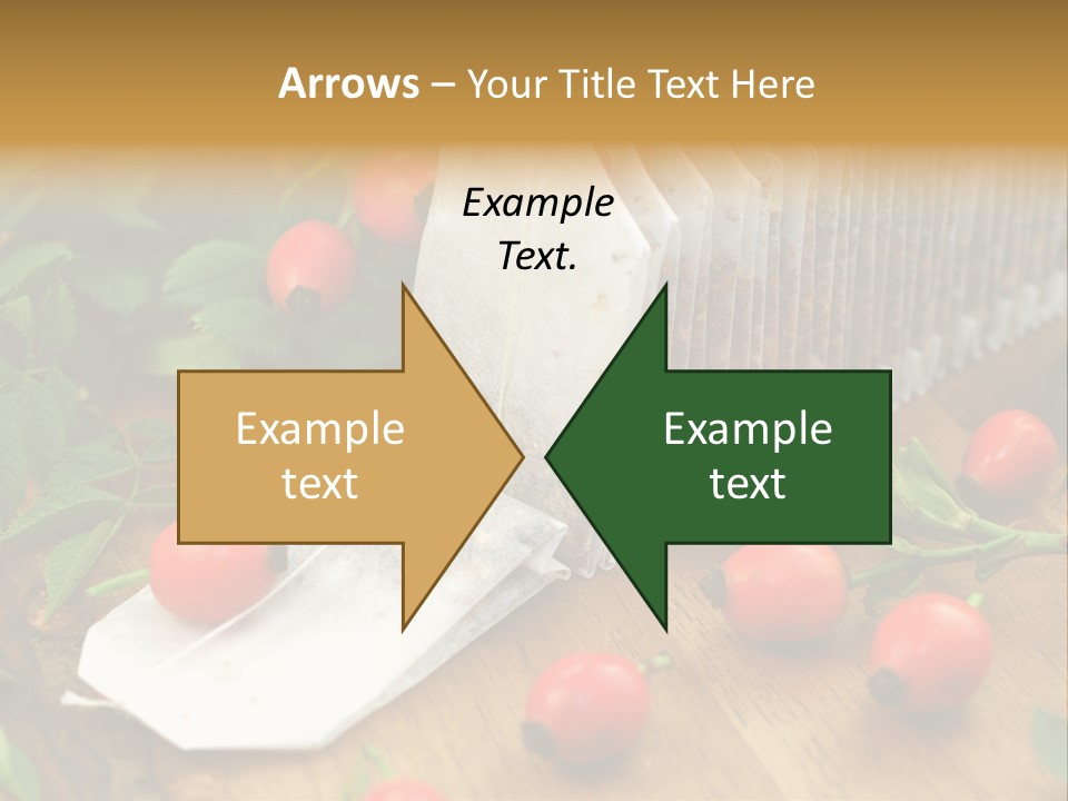 Heilpflanzen Hagebutte Entspannung PowerPoint Template