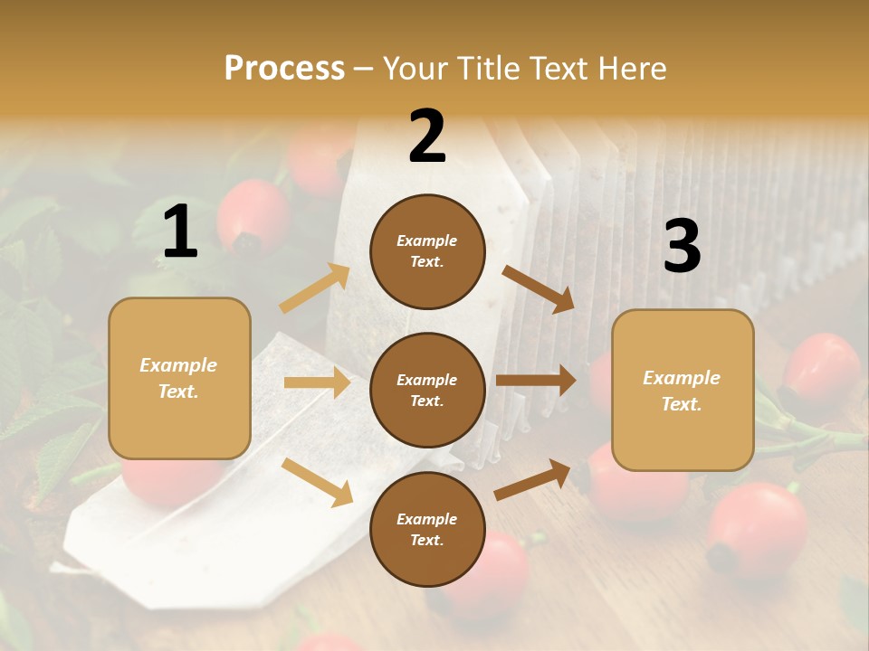Heilpflanzen Hagebutte Entspannung PowerPoint Template