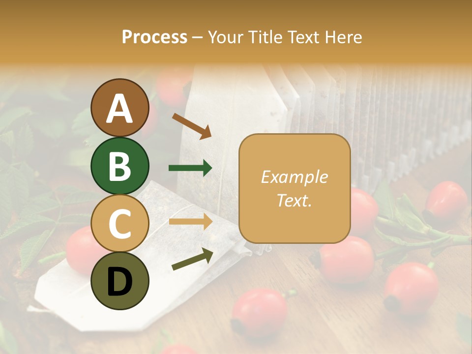 Heilpflanzen Hagebutte Entspannung PowerPoint Template