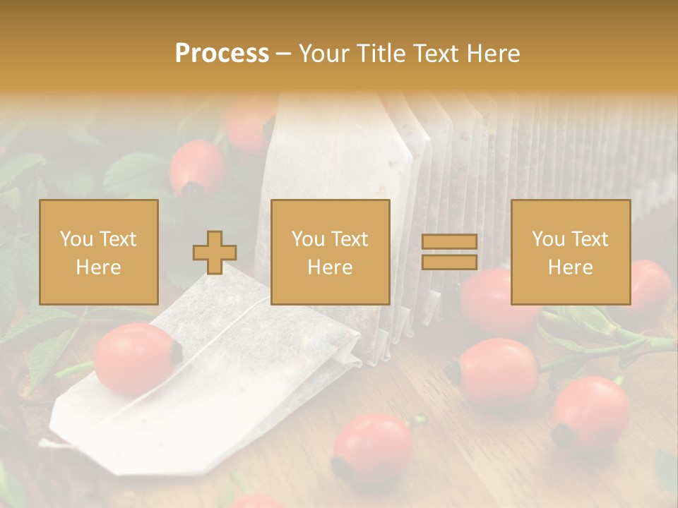Heilpflanzen Hagebutte Entspannung PowerPoint Template