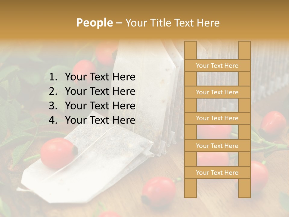 Heilpflanzen Hagebutte Entspannung PowerPoint Template