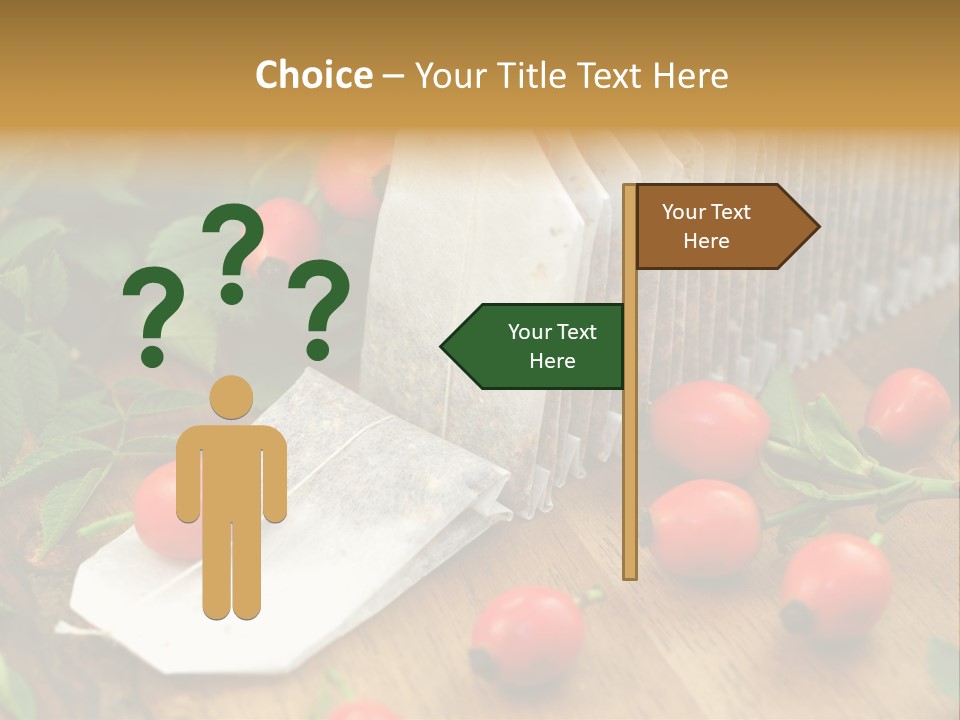 Heilpflanzen Hagebutte Entspannung PowerPoint Template