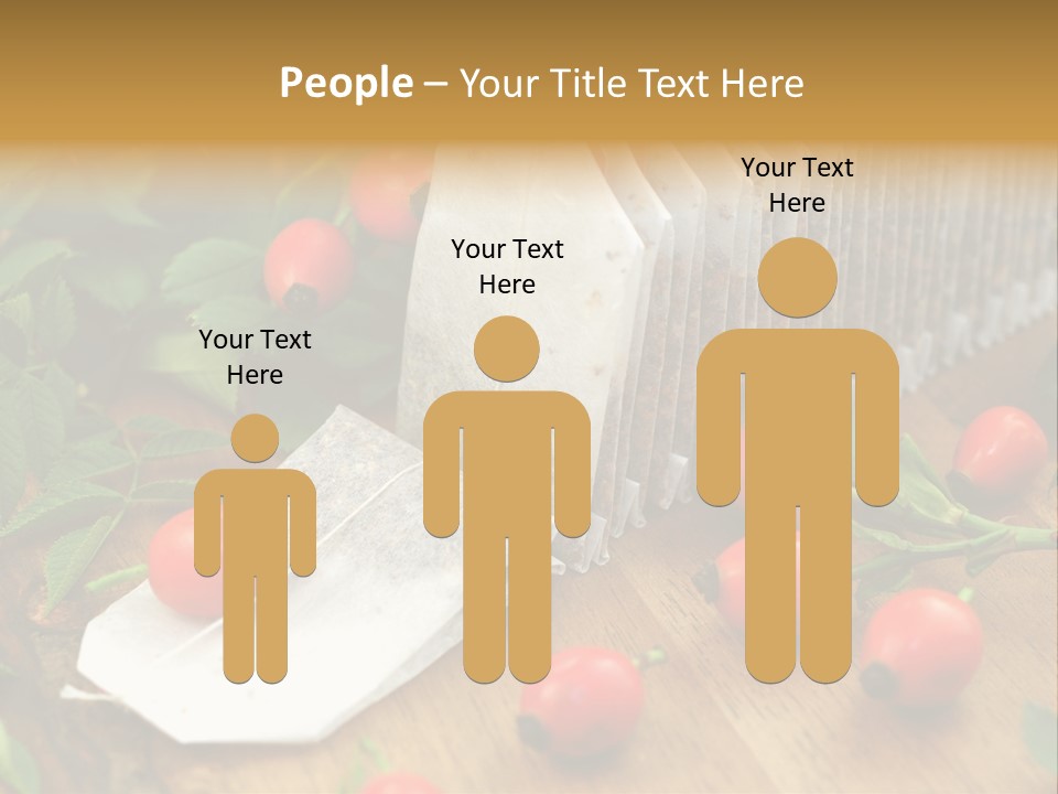 Heilpflanzen Hagebutte Entspannung PowerPoint Template