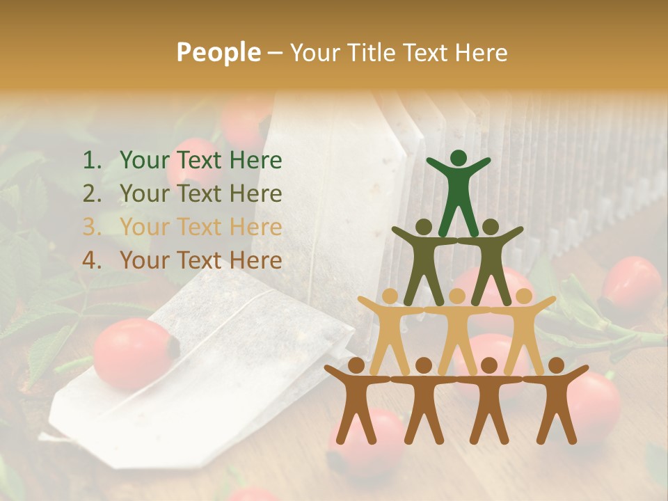 Heilpflanzen Hagebutte Entspannung PowerPoint Template