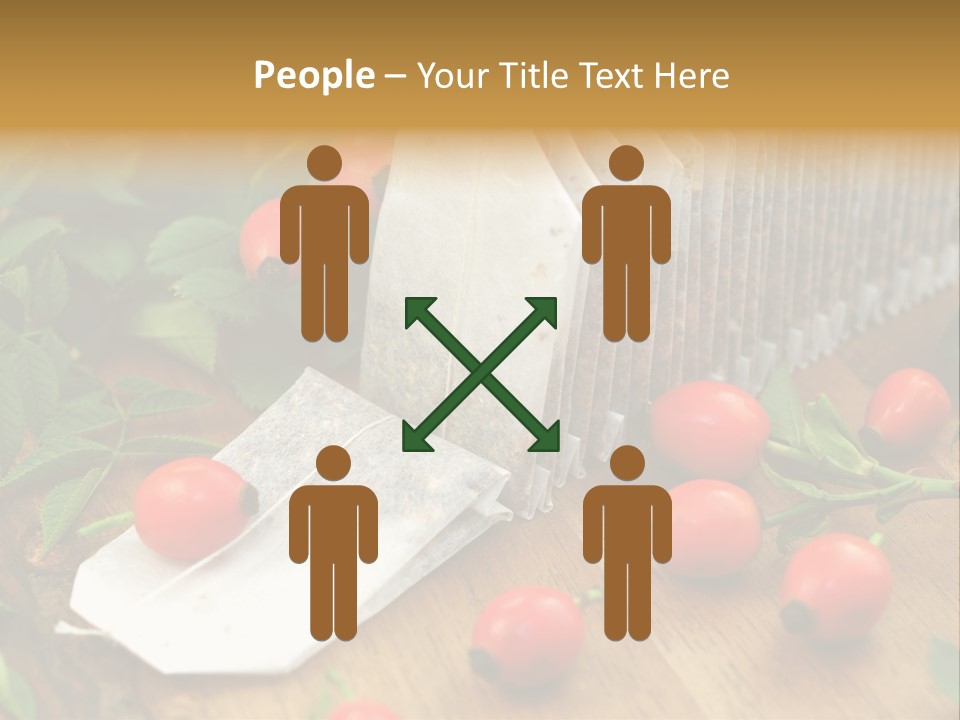 Heilpflanzen Hagebutte Entspannung PowerPoint Template