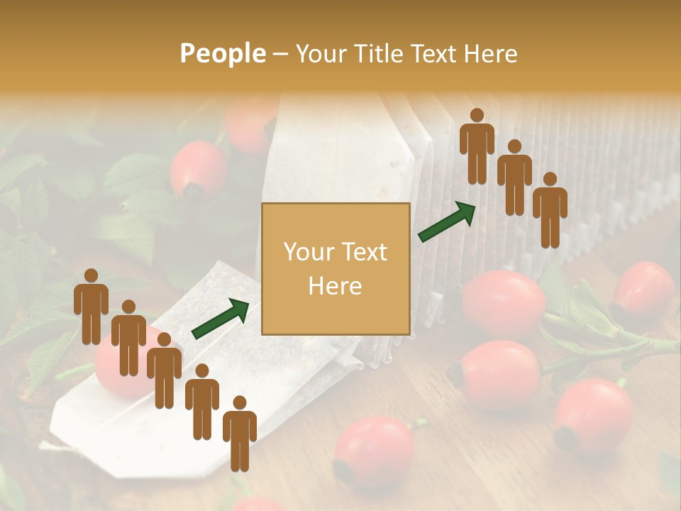 Heilpflanzen Hagebutte Entspannung PowerPoint Template