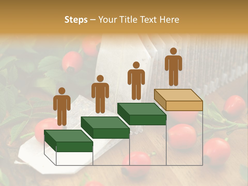 Heilpflanzen Hagebutte Entspannung PowerPoint Template