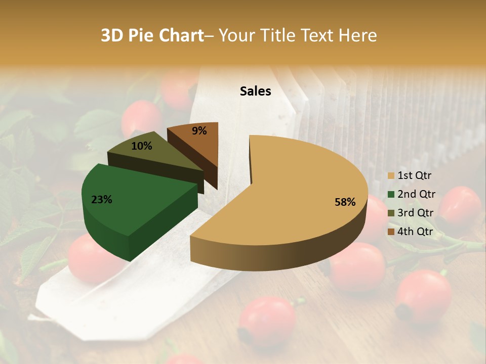 Heilpflanzen Hagebutte Entspannung PowerPoint Template