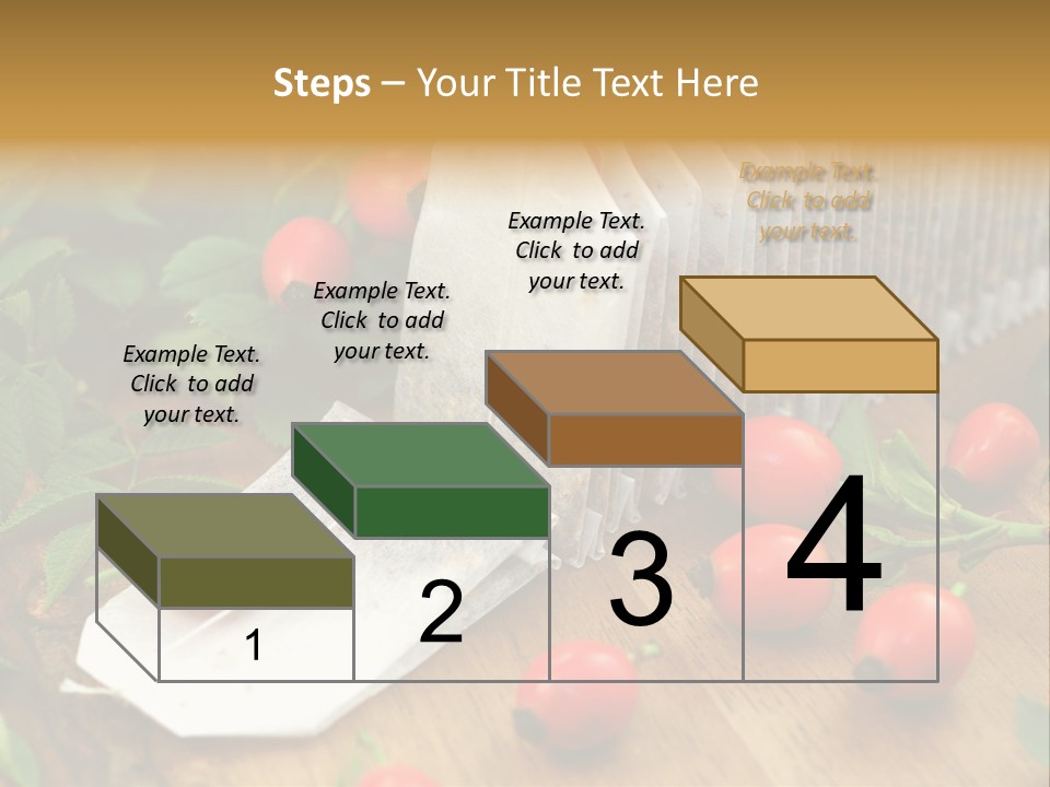 Heilpflanzen Hagebutte Entspannung PowerPoint Template