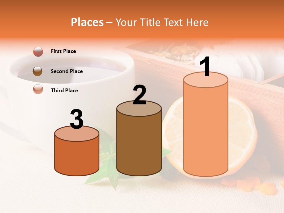 Blossom Red Ceramic PowerPoint Template