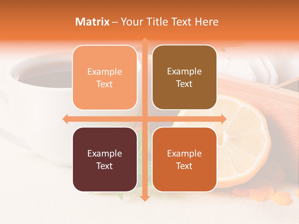 Blossom Red Ceramic PowerPoint Template