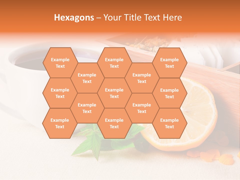 Blossom Red Ceramic PowerPoint Template