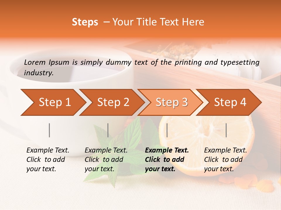 Blossom Red Ceramic PowerPoint Template