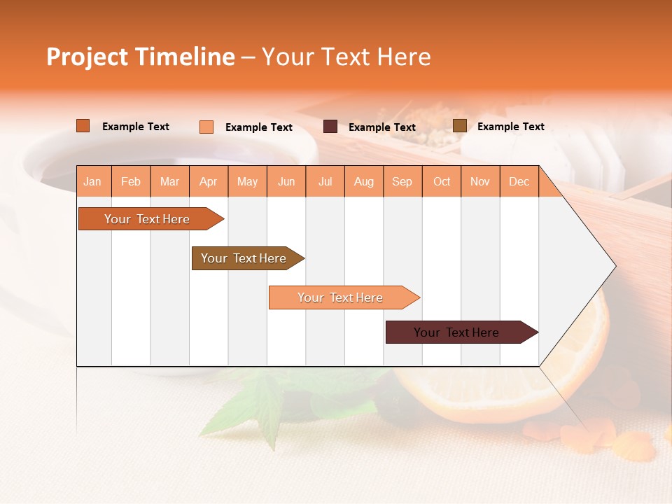 Blossom Red Ceramic PowerPoint Template