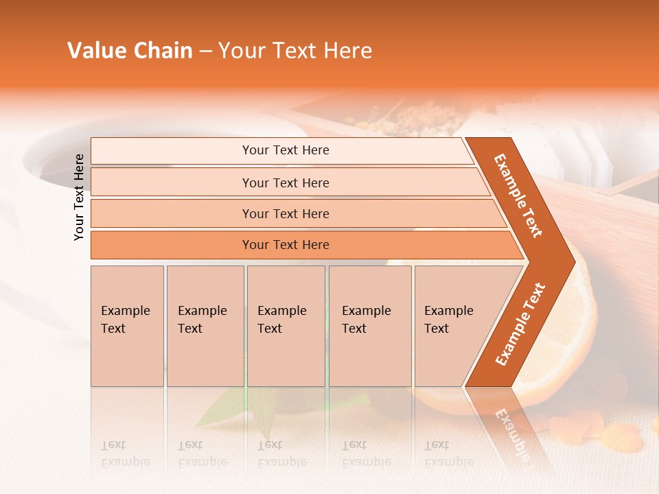 Blossom Red Ceramic PowerPoint Template