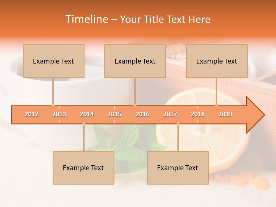 Blossom Red Ceramic PowerPoint Template